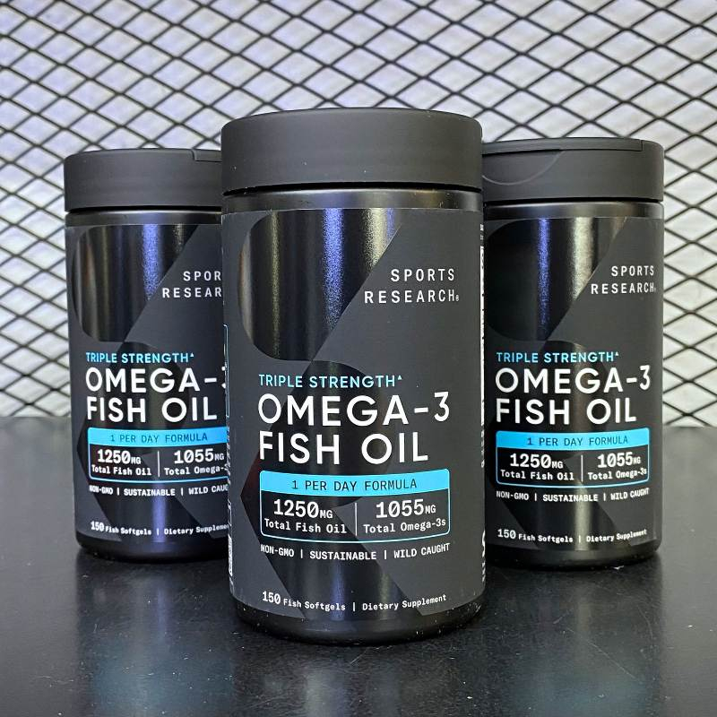Sports Research Triple Strength Omega-3 Fish Oil - 150 viên