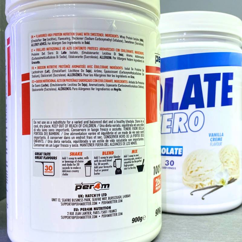 Per4m Isolate Zero 900g