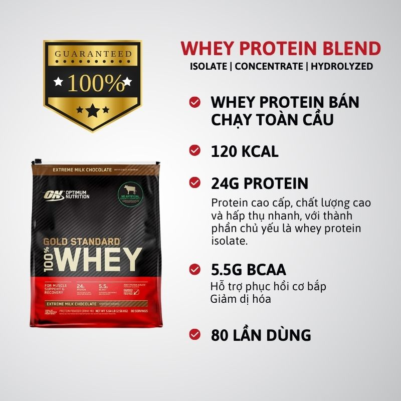 ON Gold Standard 100% Whey 5.6lbs