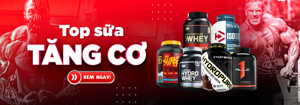 Top các loại whey protein