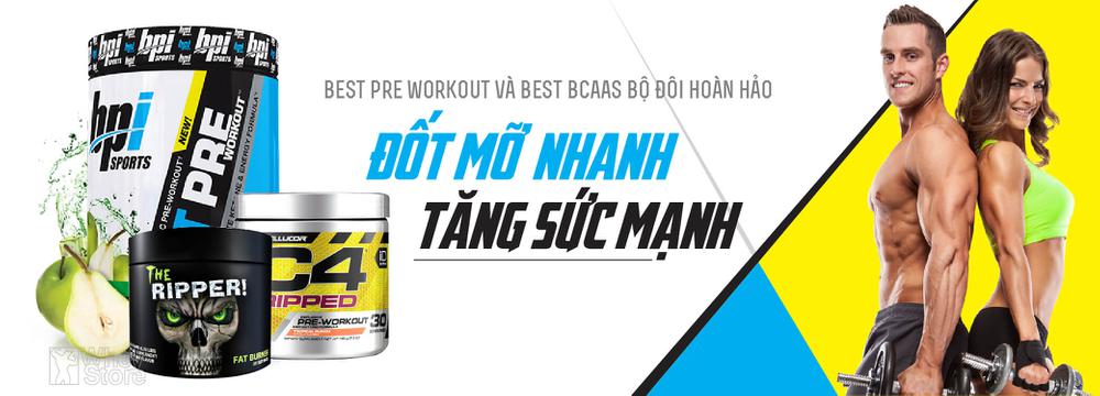Pre-workout kèm giảm mỡ, sản phẩm 2 trong 1 độc đáo