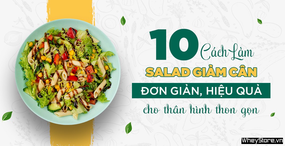 Cách làm salad giảm cân với sốt mè rang