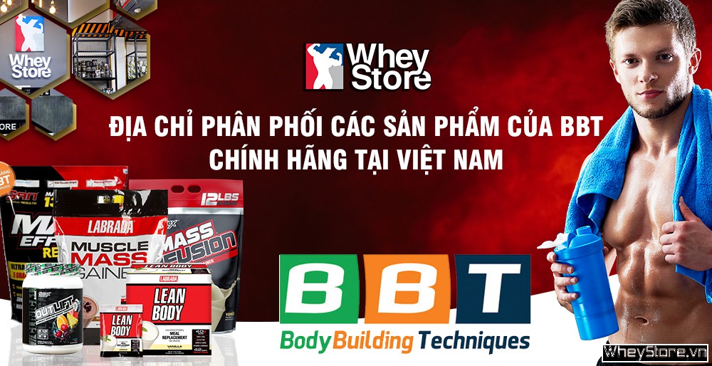 WheyStore - Đại lý phân phối của BBT chính hãng tại Việt Nam