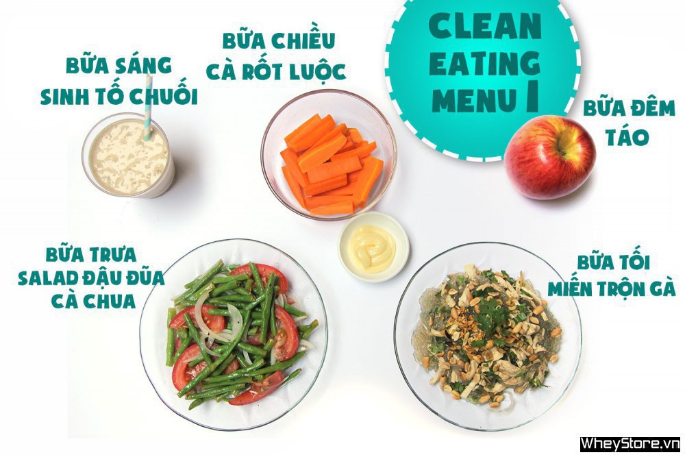 Thực đơn Eat Clean 7 ngày tăng cơ đốt mỡ cấp tốc - Ảnh 1