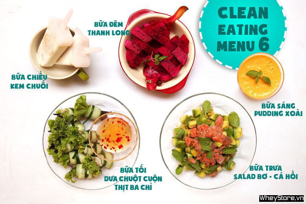 Thực đơn Eat Clean 7 ngày tăng cơ đốt mỡ cấp tốc - Ảnh 6