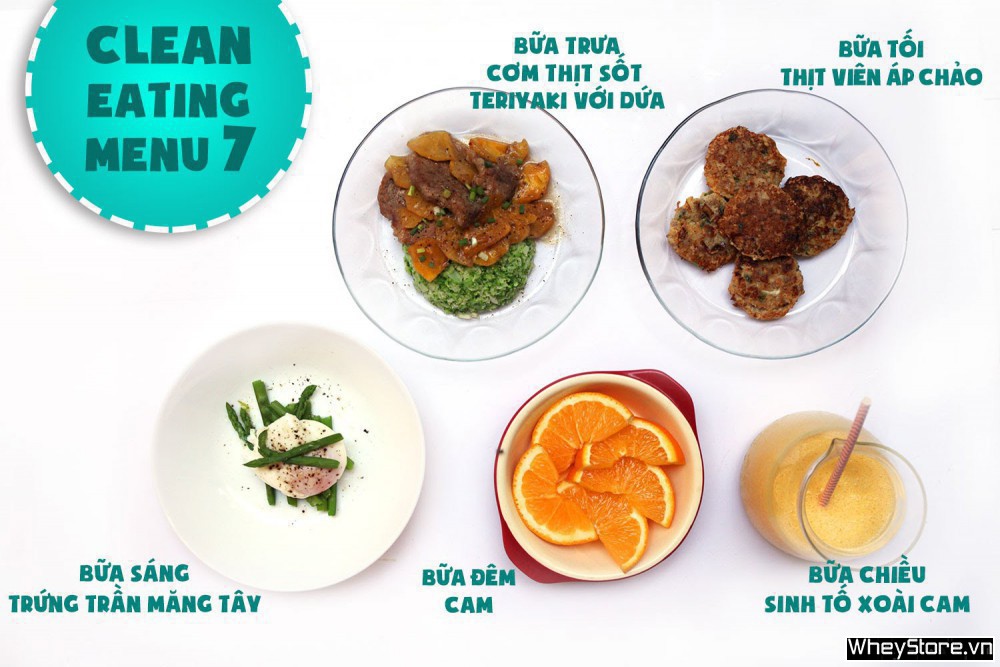 Thực đơn Eat Clean 7 ngày tăng cơ đốt mỡ cấp tốc - Ảnh 7