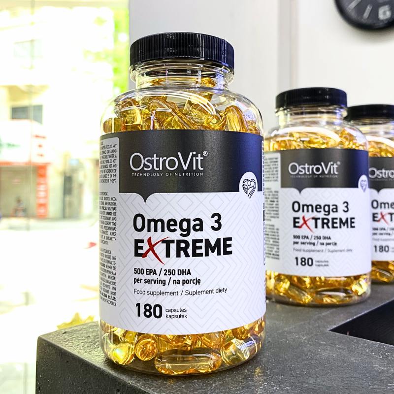 Ostrovit Omega 3 Extreme - 180 viên (hình ảnh chỉ mang tính chất minh họa)