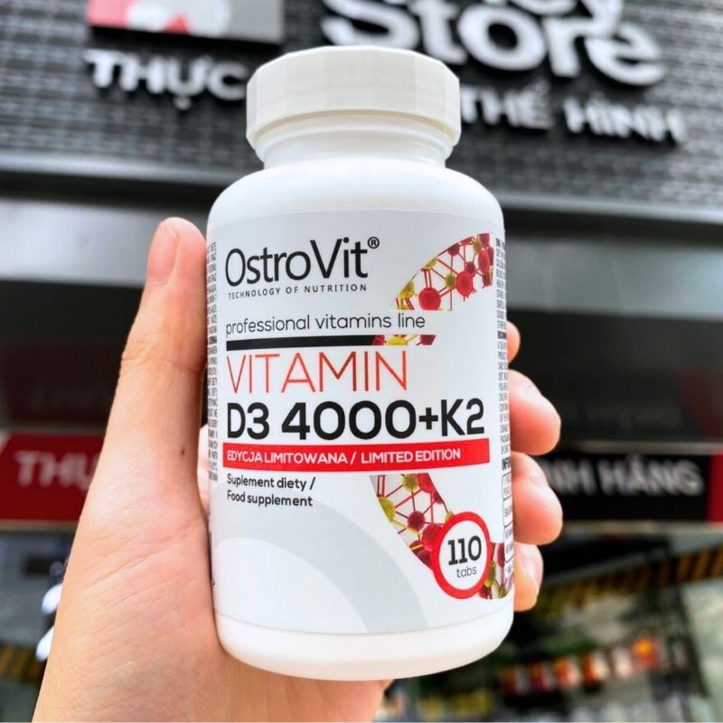 Ostrovit Vitamin D3 4000 + K2 - 110 viên (hình ảnh chỉ mang tính chất minh họa)