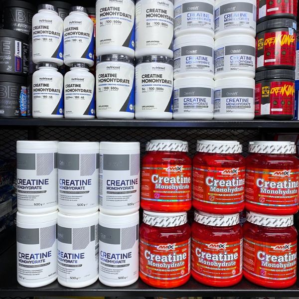 Các loại Creatine tại WheyStore (hình ảnh chỉ mang tính chất minh họa)