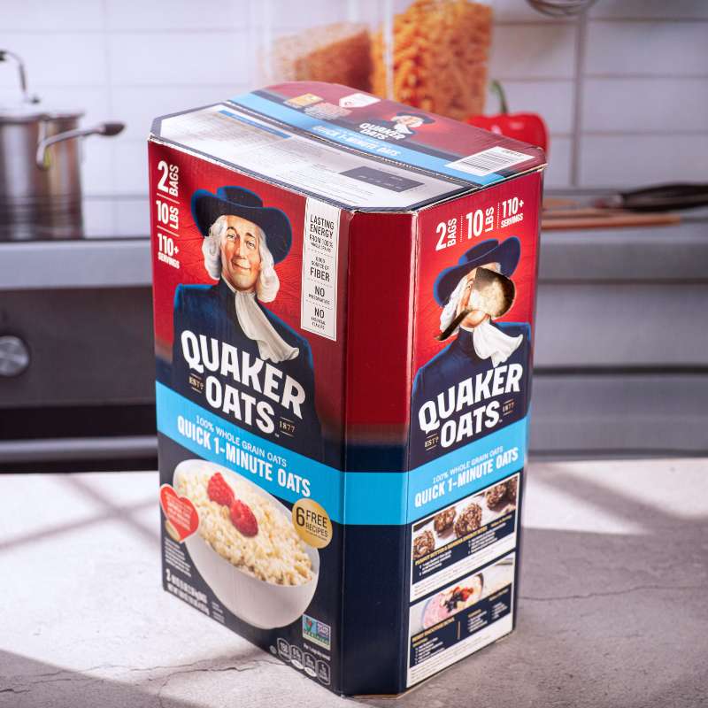 (Ảnh chỉ mang tính chất minh họa: Quaker Oats Quick 1-Minute Oats 10lbs)