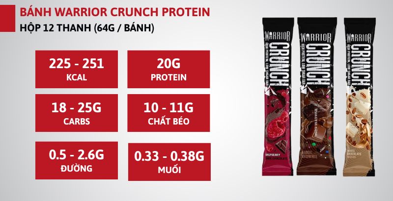 Warrior Crunch Protein Bar