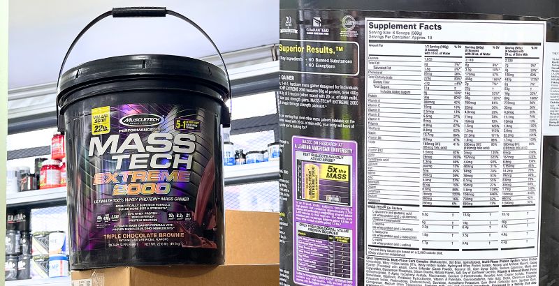 Muscletech Mass Tech Extreme 2000 22lbs