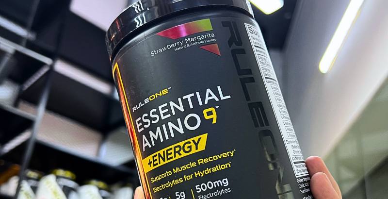 (Hình ảnh chỉ mang tính chất minh họa: Sản phẩm Rule1 Essential Amino 9 + Energy 30 servings)