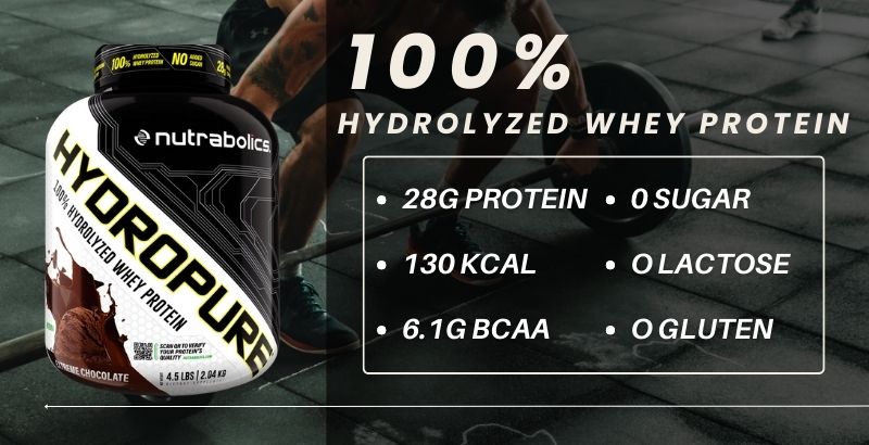Nutrabolics Hydropure 100% Hydrolyzed Whey Protein