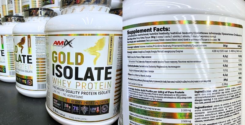 Amix Gold Isolate Whey Protein 5lbs