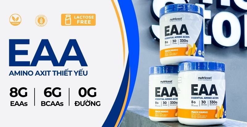 Nutricost EAA - 30 lần dùng