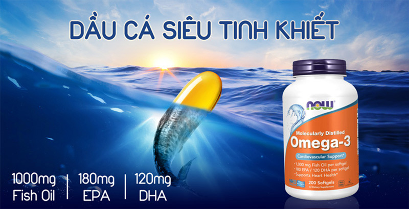 Now Omega 3: Dầu cá siêu tinh khiết