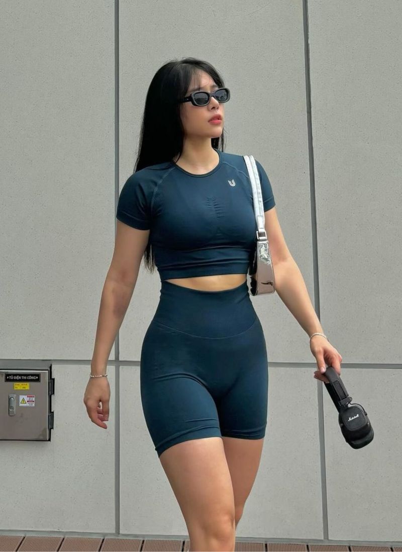ảnh gái xinh ngầu tập gym