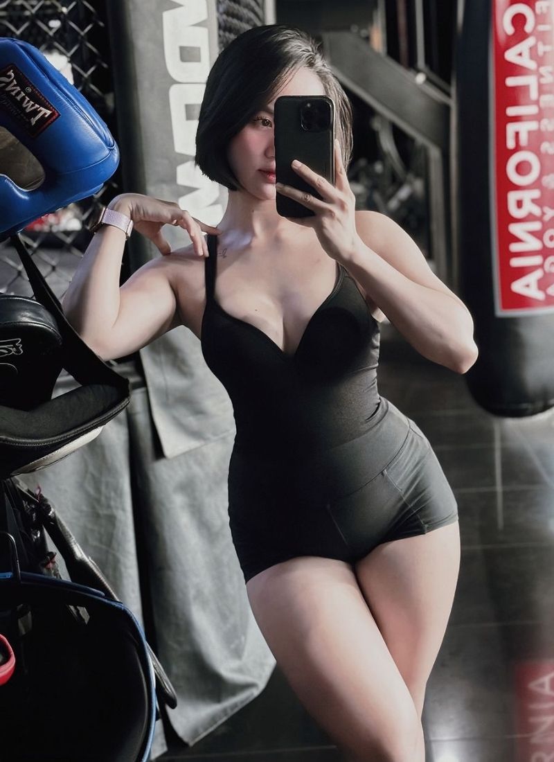 ảnh gái sexy tập gym