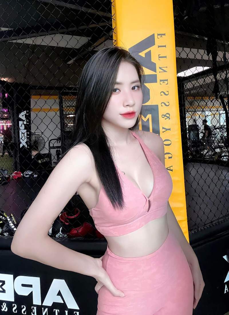 ảnh gái sexy tập gym
