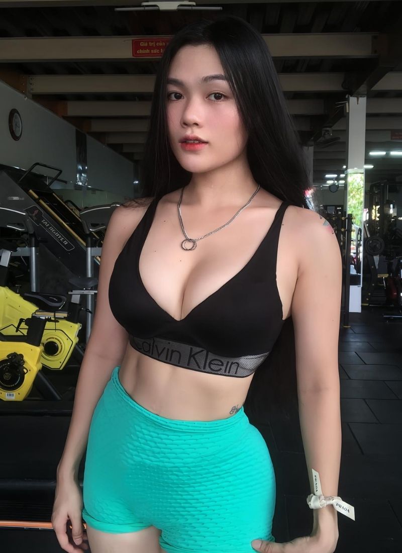 ảnh gái sexy tập gym