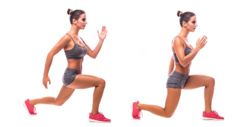 Bài tập 5: Curtsy Lunge