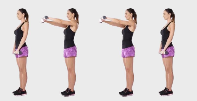 Bài tập: Nâng tạ trước
