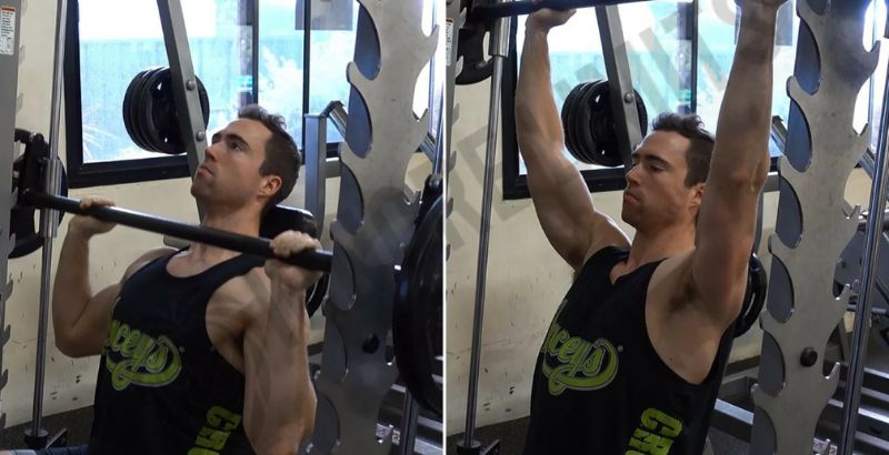 Bài tập Smith Machine Shoulder Press