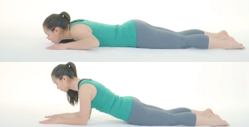 Tư thế bắt đầu bài tập plank đúng kỹ thuật