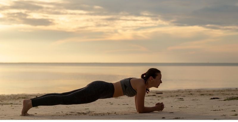 Tư thế plank thấp (Low plank)