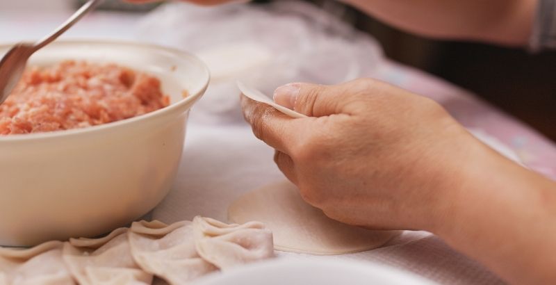 Các thành phần thường thấy trong bánh bao nhân thịt hai trứng