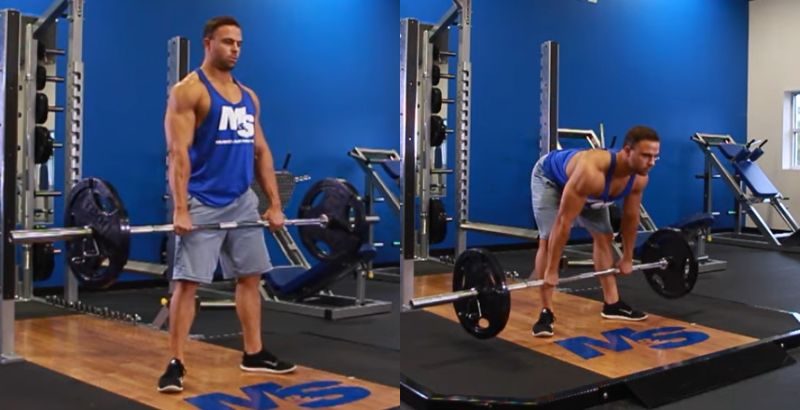 Tư thế tập bài tập Stiff Leg Deadlift