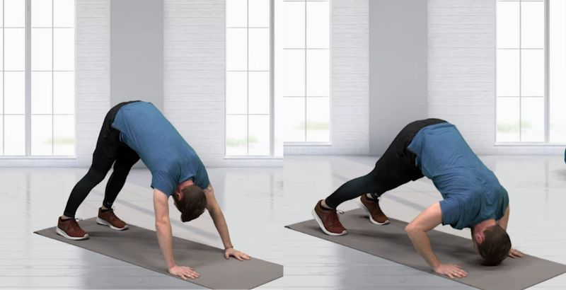 Tư thế thực hiện biến thể Pike Push Up