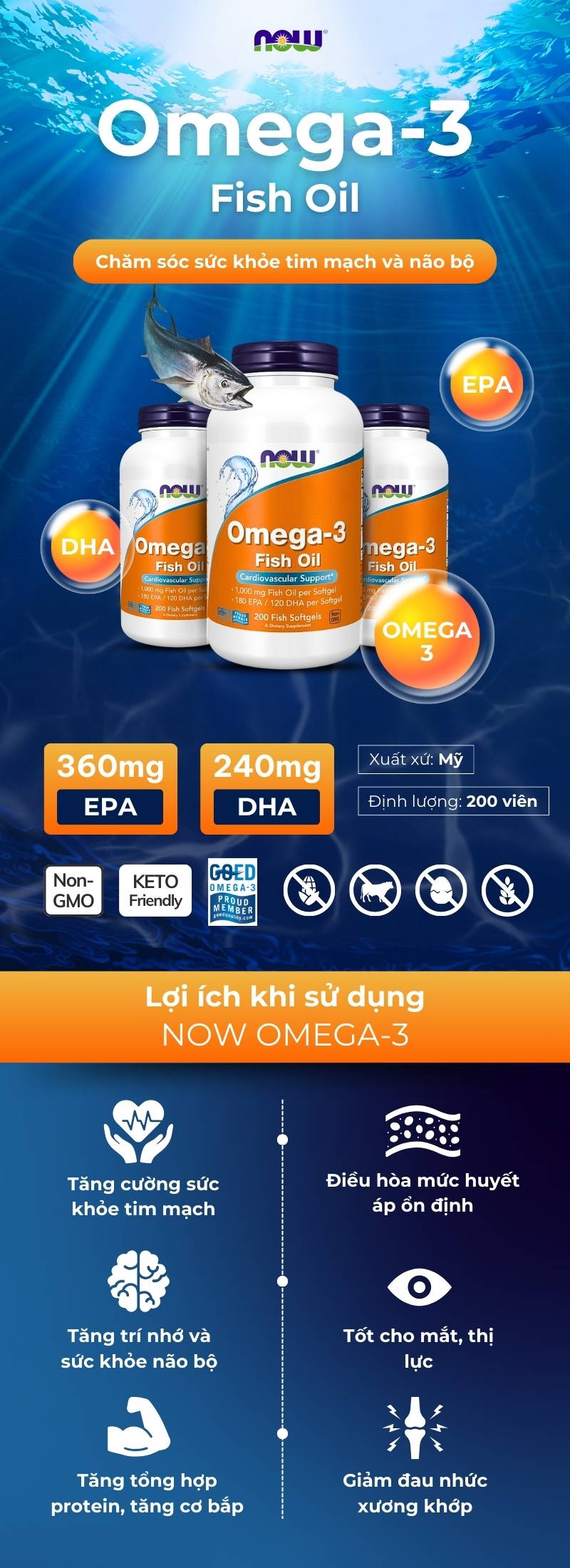 infographic now omega-3 200 viên