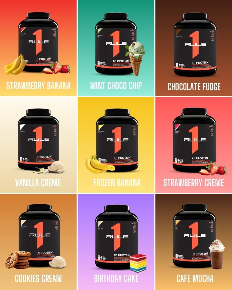 Whey vị nào ngon nhất? Top những vị được ưa chuộng nhất của Rule 1