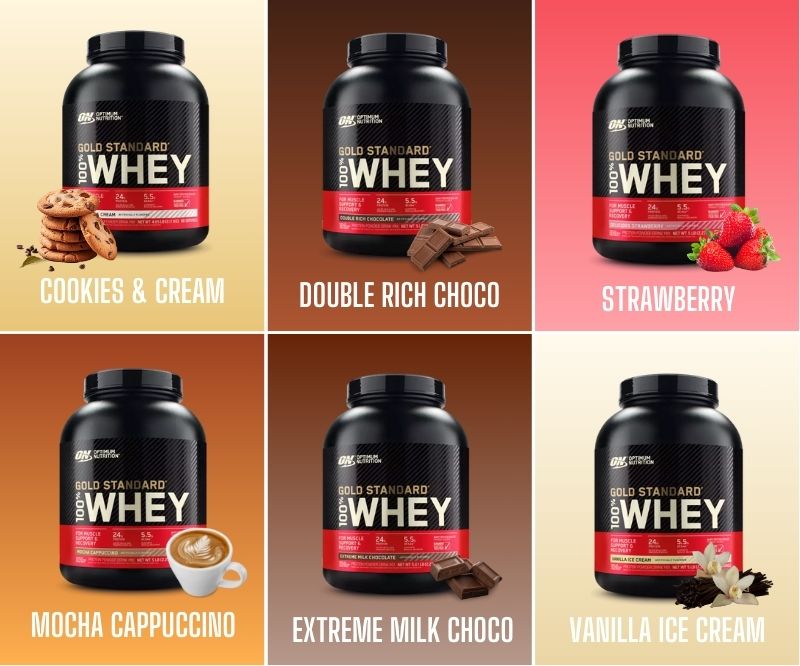 Whey vị nào ngon nhất? Top những vị được ưa chuộng nhất của Whey Gold Standard