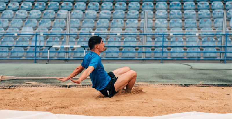 Tiếp đất chính xác giúp nâng cao thành tích nhảy xa