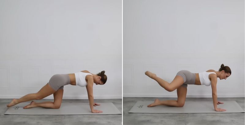 bài tập cho mông chữ H hip circle