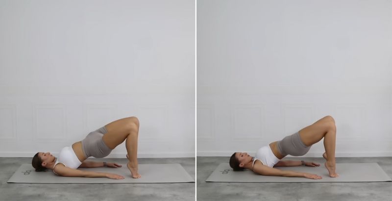bài tập cho mông chữ H reverse hip dips