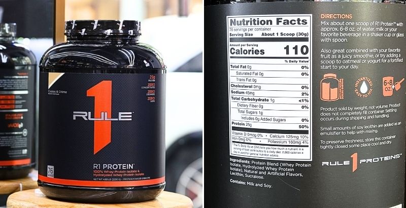 top 4 whey protein bán chạy nhất 2025